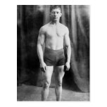 Balkan wrestler Yussif Hussane, 1915 Post Card