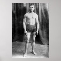 Balkan wrestler Yussif Hussane, 1915