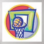 Ball and Backboard Print