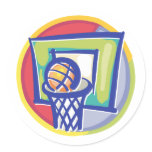 Ball and Backboard Stickers