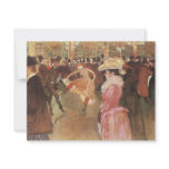 Ball at the Moulin Rouge by Toulouse Lautrec Personalized Invitation