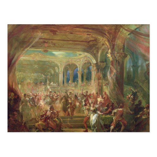 Ball at the Opera de Paris Post Cards