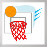 Ball & Backboard Poster