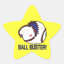 Ball Buster Star Sticker