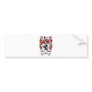 BALL FAMILY CREST -  BALL COAT OF ARMS BUMPER STICKERS