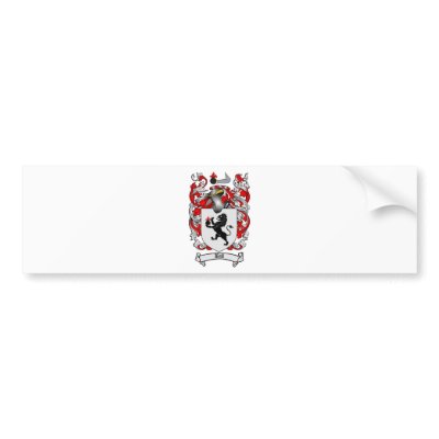 BALL FAMILY CREST -  BALL COAT OF ARMS BUMPER STICKERS by heraldics