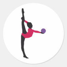 ball gymnastics runder sticker