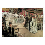 Ball on Shipboard by James Tissot Greeting Card