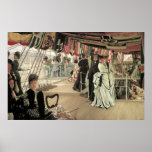 Ball on Shipboard by James Tissot Posters