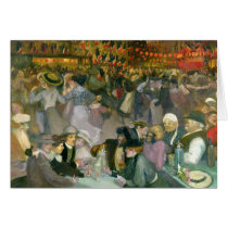 Ball on the 14th July Greeting Cards