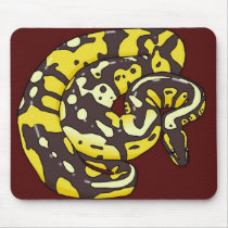 Ball Python Red Mousepad