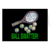 Ball Swatter Greeting Card