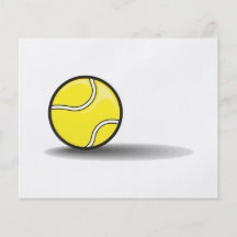 balle de tennis avec l'ombre prospectus