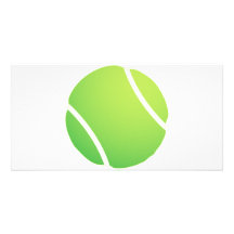 Balle de tennis fraîche pour des jerseys d'équipe  cartes de vœux avec photo