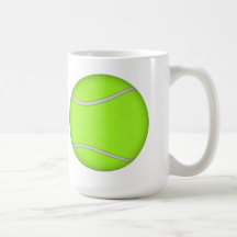 Balle de tennis : tasse