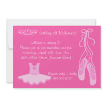 Ballerina Birthday Party Invitation