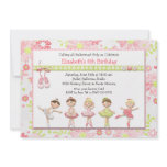 Ballerina Birthday Party Invitation