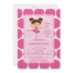 Ballerina Dance Birthday Invitation