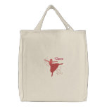Ballerina - Dance Embroidered Tote Bags
