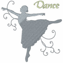 Ballerina  - Dance Embroidered Polo Shirt