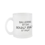 Ballerina Deadly Ninja by Night Coffee Mugs