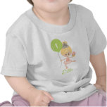 Ballerina First Birthday Shirt Blonde