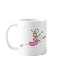 Ballerina Girl Stick Figure Mug