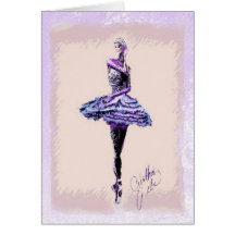 Ballerina In High Fifth Cards