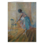 Ballerina in Watercolour Card