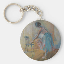 Ballerina in Watercolour Key Chain