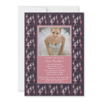Ballerina Photo Invitation