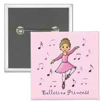 Ballerina Princess Buttons