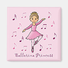 Ballerina Princess Refrigerator Magnets