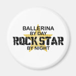Ballerina Rock Star by Night Magnets