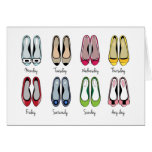 Ballerina Shoes Greeting Card