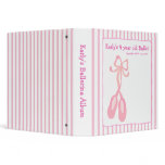 BALLERINA Slippers Ballet Girl Photo Album Vinyl Binder