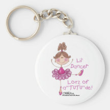Ballerina with ATUTUde Key Chain