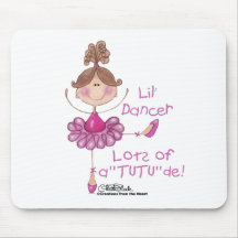 Ballerina with ATUTUde Mousepad
