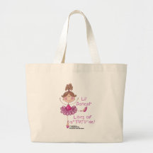 Ballerina with ATUTUde Tote Bags