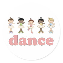 Ballerinas Dance Stickers