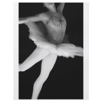 Ballet - Dance - Ballerina 9 - Black & White