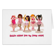 Ballet Dance card