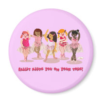 Ballet Dance Refrigerator Magnet