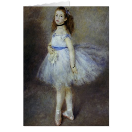 Ballet Dancer by Renoir, Vintage Impressionism Art Greeting Cards