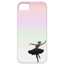 Ballet Dancer Dancing in pink lilac sunset iPhone 5 Cases