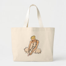 Ballet Dancer Merchandise Bag