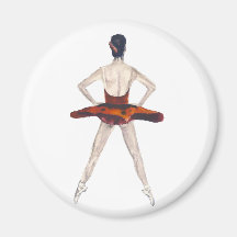 Ballet Dancer Refrigerator Magnet