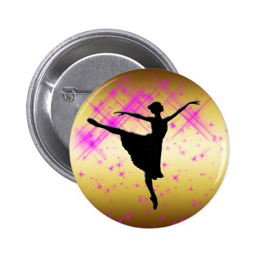 BALLET DANCER SILHOUETTE PINS