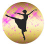 BALLET DANCER SILHOUETTE STICKER