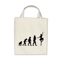 Ballet Dancing Canvas Bag